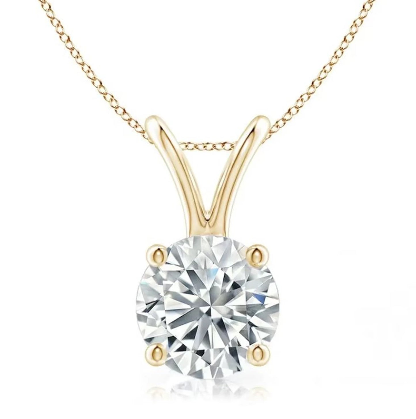 Solitaire Diamond Pendant