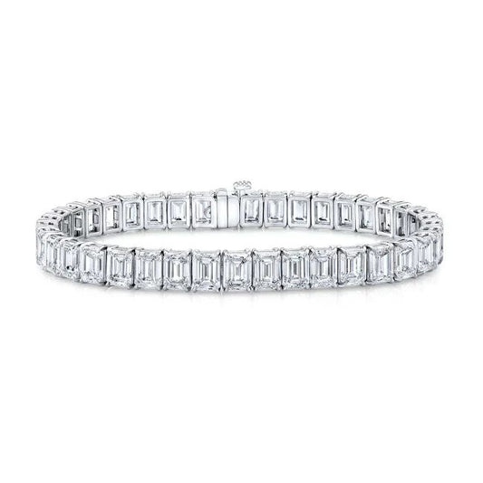 Emerald-Cut Diamond Bracelet