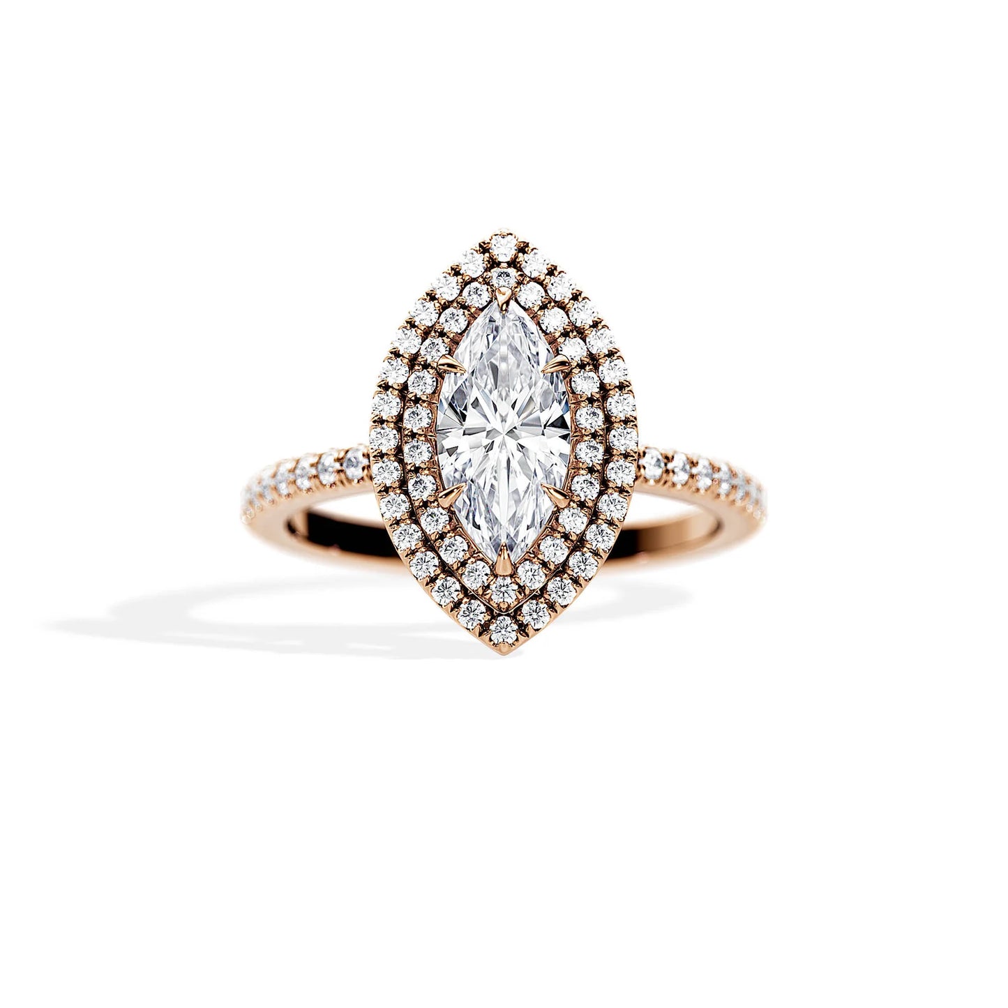 Royal Marquise Halo Ring