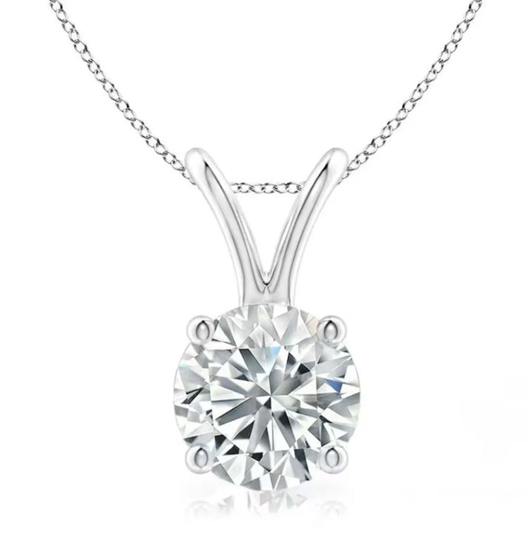 Solitaire Diamond Pendant