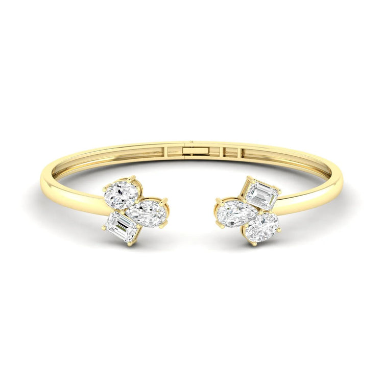 Open Diamond Bangle