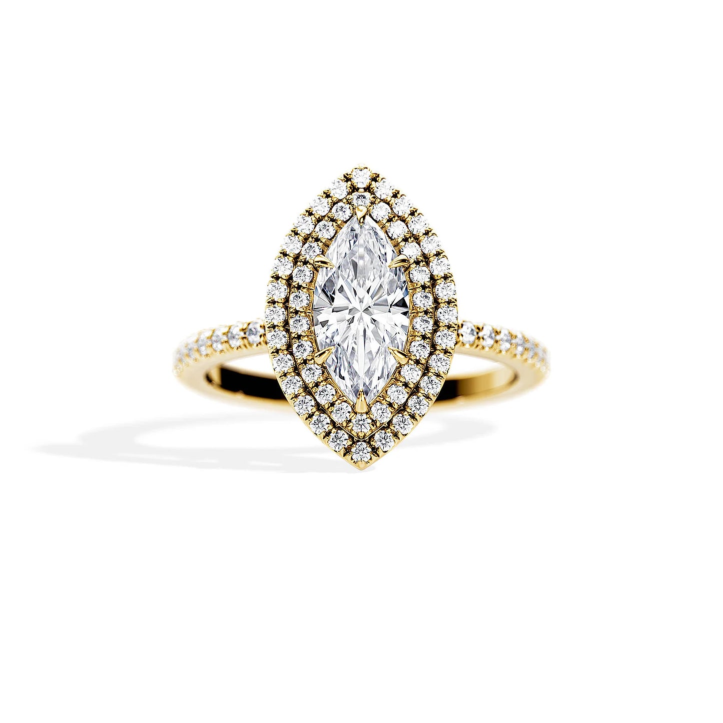 Royal Marquise Halo Ring