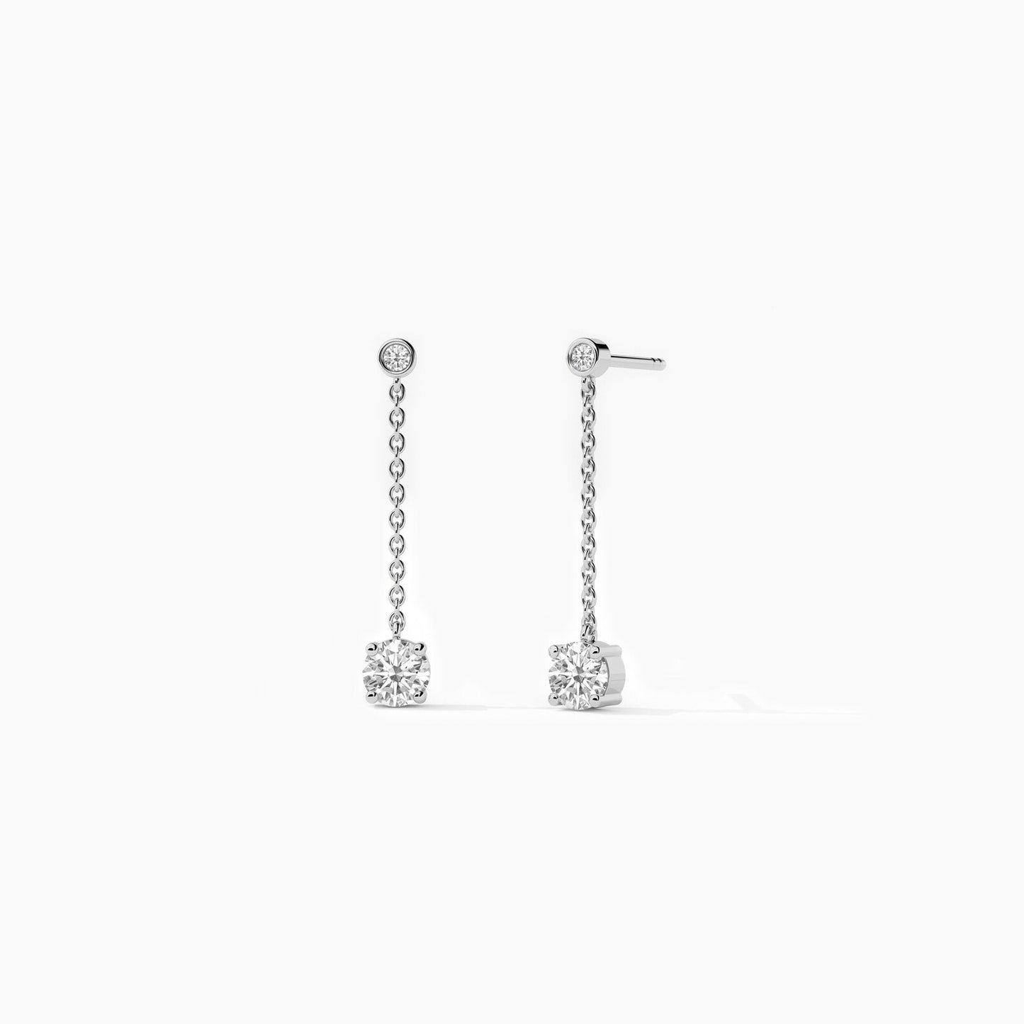 Diamond Drop Earrings