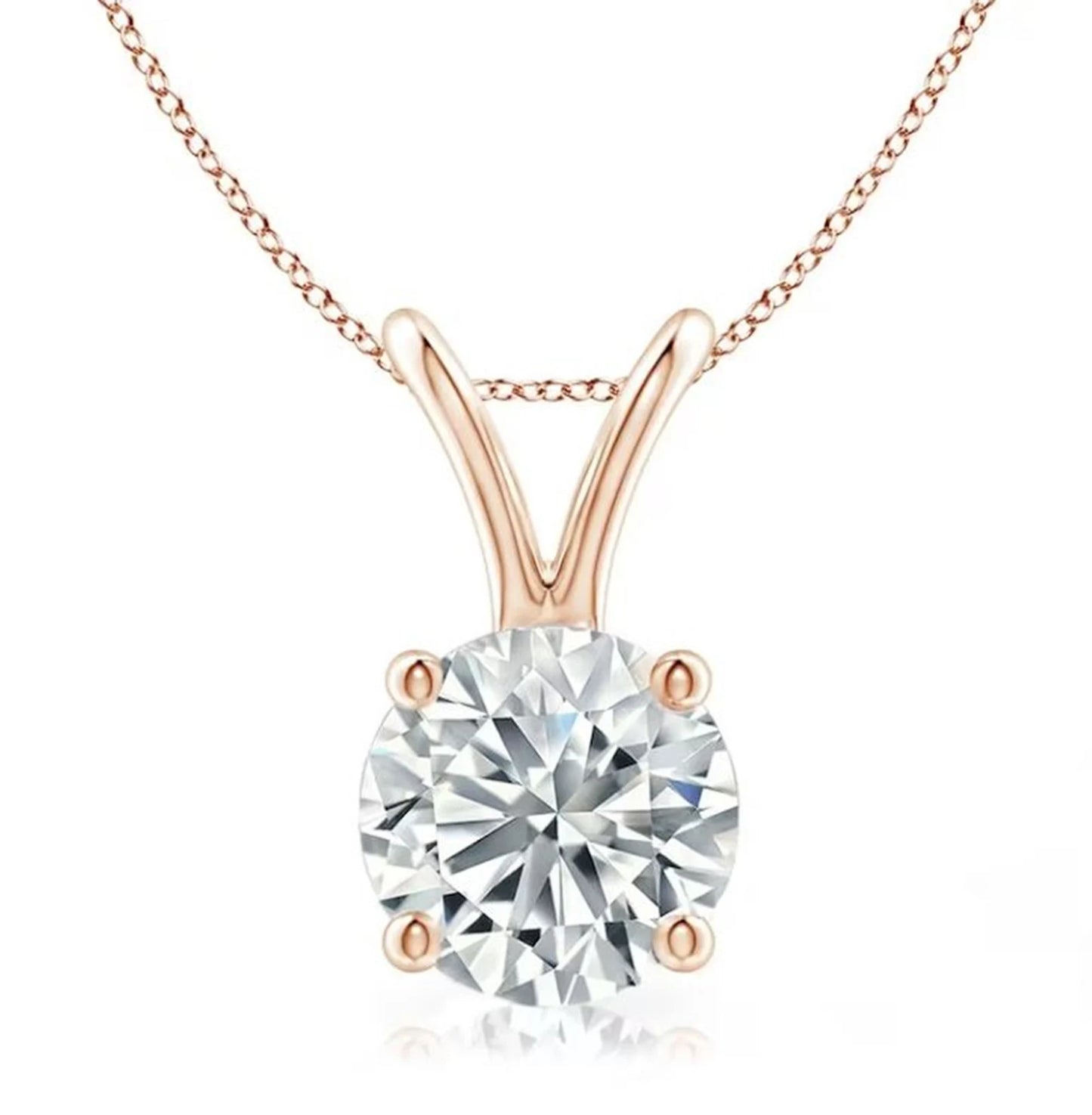 Solitaire Diamond Pendant