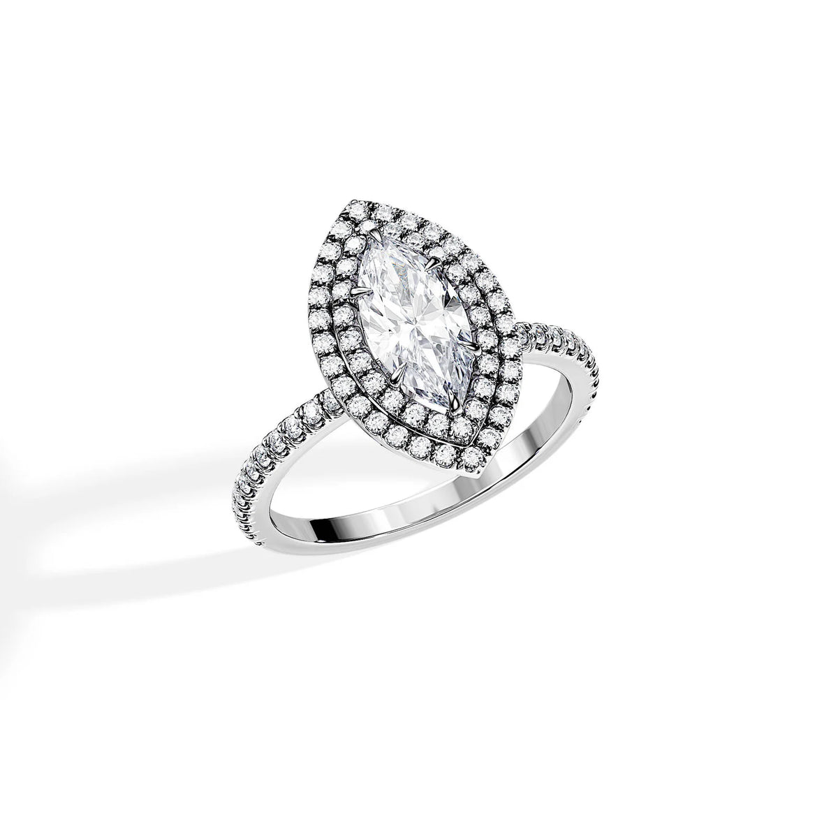 Bague Halo Marquise Royale
