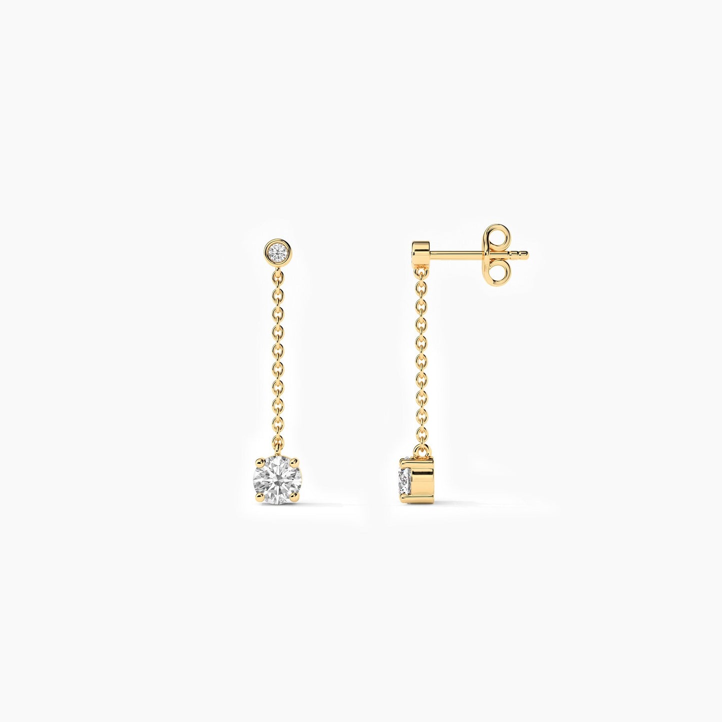 Diamond Drop Earrings