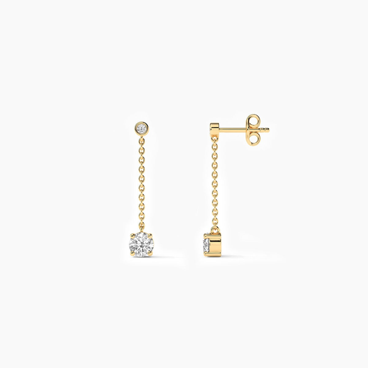 Diamond Drop Earrings