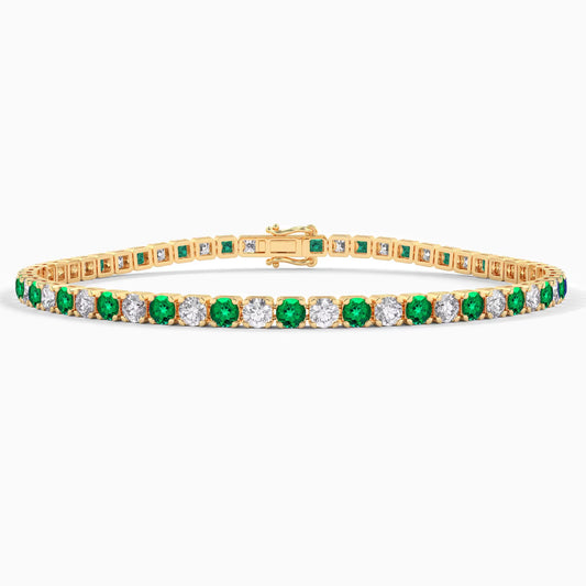 Emerald & Diamond Tennis
