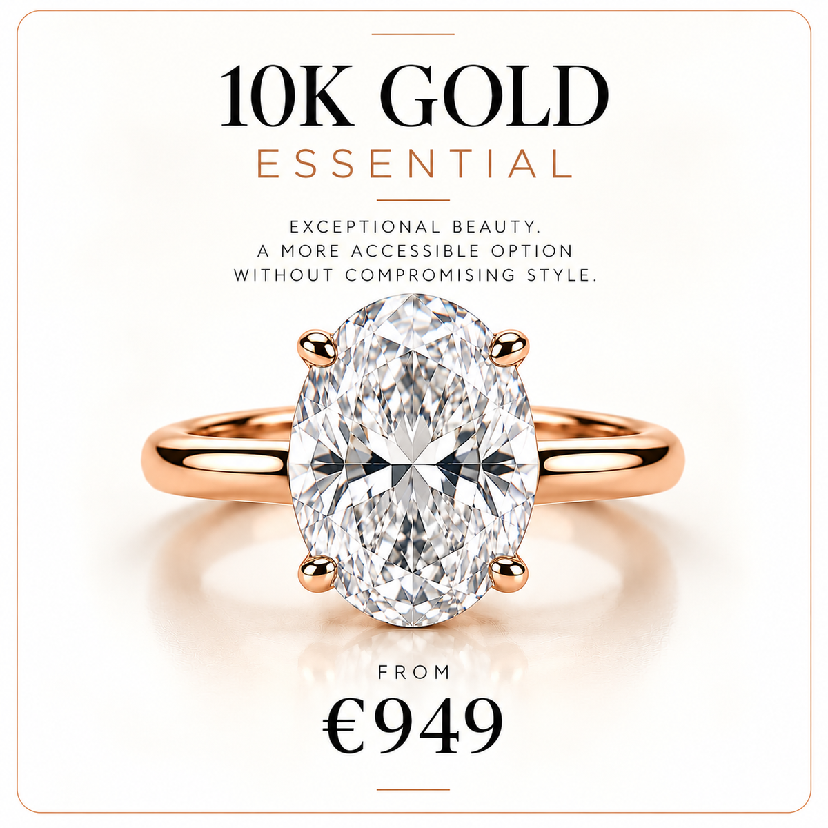 MV One Oval 10K Gold