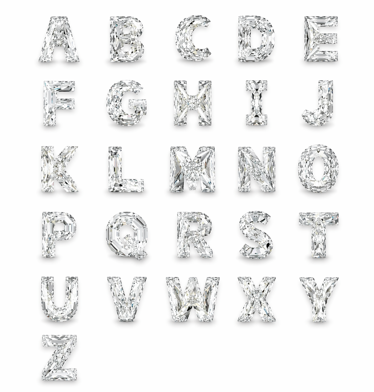 Custom Initial Lab Diamond Necklace