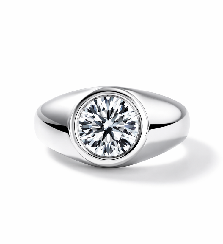 Éclipse Solitaire Ring