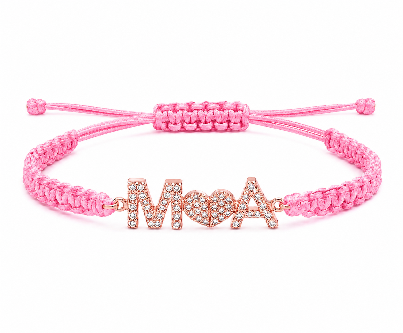 MOA Diamond Initial Bracelet