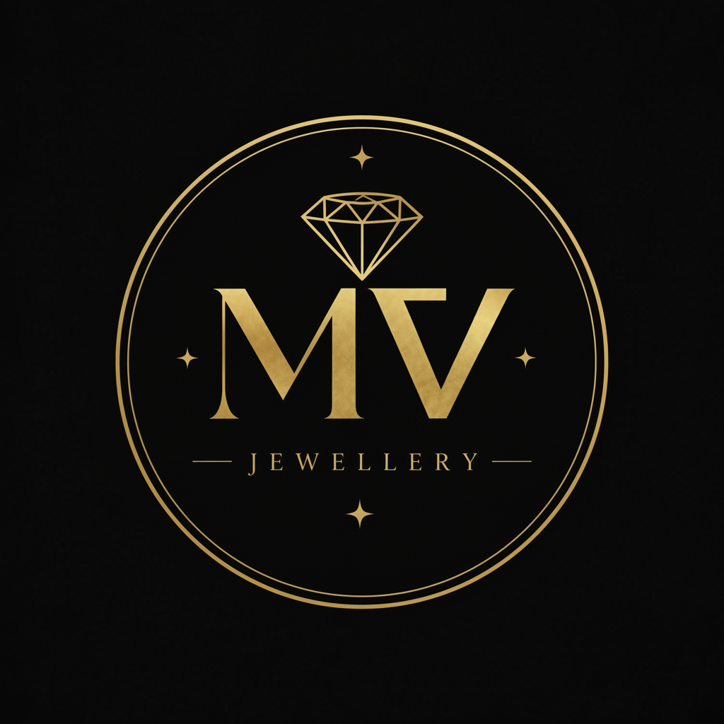 MV Jewellery Logo - Cropped to Gold Ring